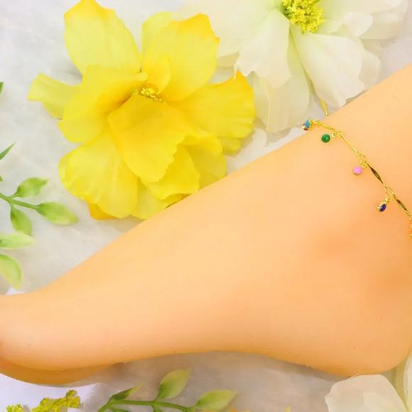 Minimalist Anklet, Sleek & Modern Design, Women’s Fashion, YC110147-A - Picture 5 of 10